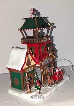 Lemax Santa's Wonderland Village NORTH POLE CONTROL TOWER With Adapter #25864