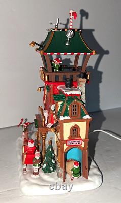 Lemax Santa's Wonderland Village NORTH POLE CONTROL TOWER With Adapter #25864