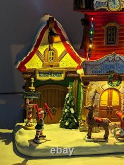 Lemax Santa's Wonderland Village NORTH POLE CONTROL TOWER With Adapter #25864