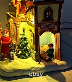 Lemax Santa's Wonderland Village NORTH POLE CONTROL TOWER With Adapter #25864