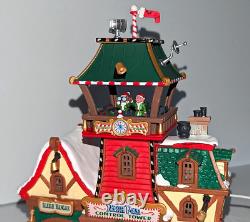 Lemax Santa's Wonderland Village NORTH POLE CONTROL TOWER With Adapter #25864