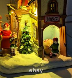Lemax Santa's Wonderland Village NORTH POLE CONTROL TOWER With Adapter #25864