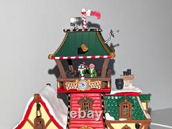 Lemax Santa's Wonderland Village NORTH POLE CONTROL TOWER With Adapter #25864