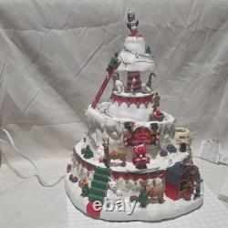 Lemax Signature North Pole Christmas Village Display Resin Illuminated Musical