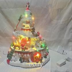 Lemax Signature North Pole Christmas Village Display Resin Illuminated Musical