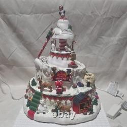 Lemax Signature North Pole Christmas Village Display Resin Illuminated Musical