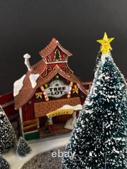 Lemax Village Collection North Pole Tree Lot 26271 Animated 2002 New