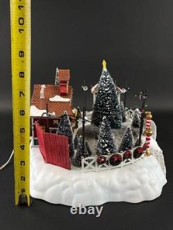 Lemax Village Collection North Pole Tree Lot 26271 Animated 2002 New
