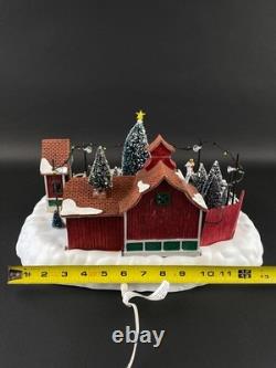 Lemax Village Collection North Pole Tree Lot 26271 Animated 2002 New