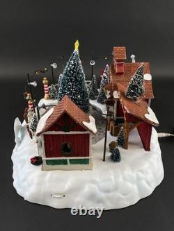 Lemax Village Collection North Pole Tree Lot 26271 Animated 2002 New