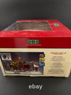 Lemax Village Collection North Pole Tree Lot 26271 Animated 2002 New