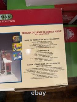 Lemax Village Collection North Pole Tree Lot 26271 Animated 2002 New