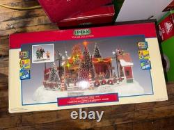 Lemax Village Collection North Pole Tree Lot 26271 Animated 2002 New