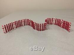 Lighted Peppermint Trees Village Sign Bench Landscape Dept. 56 53194 53114 52991