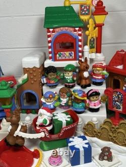Little People North Pole Village Pieces & Figures Santa Christmas Huge Lot