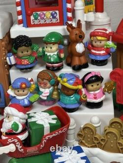 Little People North Pole Village Pieces & Figures Santa Christmas Huge Lot