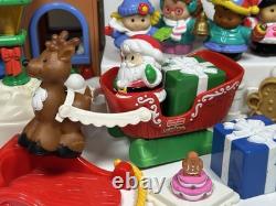 Little People North Pole Village Pieces & Figures Santa Christmas Huge Lot