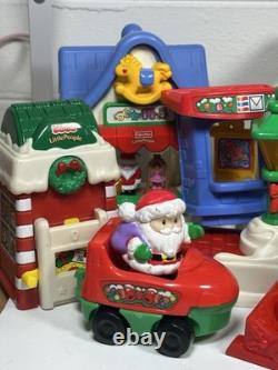 Little People North Pole Village Pieces & Figures Santa Christmas Huge Lot
