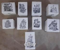 Lot Of 9 Dept 56 Heritage Village North Pole Collection Ex. Condition