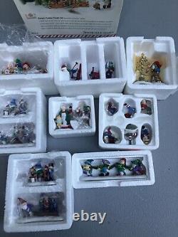 Lot Of 9 North Pole Series Department 56 Figures