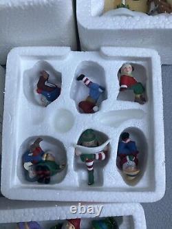 Lot Of 9 North Pole Series Department 56 Figures