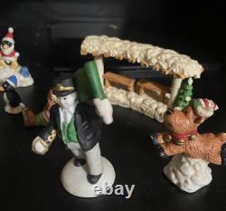 Lot Of VTG 1991 Mercuries North Pole Ceramic Village 18 Pieces