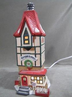 Lot of 13 Dept 56 Heritage Village Collection North Pole Illuminated Buildings