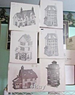 Lot of 47 DEPT 56 DICKENS' VILLAGE NORTH POLE SNOW VILLAGE HERITAGE HOUSES