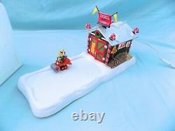 Lot of 5 Department 56 Christmas Dicken's Village & North Pole House Pub Naval