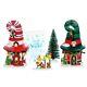 Merry Lane Cottages Box Set Dept 56 North Pole Village 4056664 Christmas Snow A