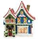 Mickey's Pin Traders Lighted House Department 56 North Pole Village Iob With Pin