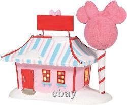 Minnie's Cotton Candy Shop Department 56 Disney Village 6001318 Christmas snow Z