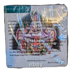 NEW Department 56 56789 BOARD GAMES FACTORY North Pole Figurine Dept Elves Santa