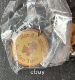 NEW Department 56 North Pole Series Santa' Finest Wooden Toy Shop Lights Up RET