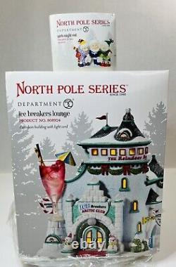 NEW Dept 56 North Pole Ice Breakers Lounge & Girls Night Out #808924 #808931