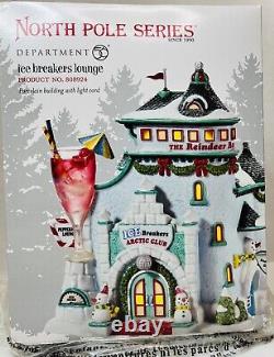 NEW Dept 56 North Pole Ice Breakers Lounge & Girls Night Out #808924 #808931