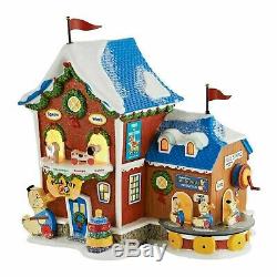 NEW Dept 56 North Pole series FISHER-PRICE PULL TOY FACTORY village 4050962