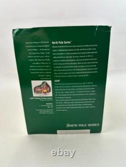 NEW OPEN BOX Dept 56 LEGO Building Creation Station North Pole Series 2001