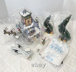 NIB Department 56 Santas Sleigh Launch Gift Set North Pole Series Retired #56734