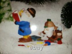 NRFB Department 56 North Pole Series NAUGHTY OR NICE DETECTIVE AGENCY set of 6