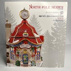 New Department 56 North Pole Series Star Bright Glass Ornament Shop