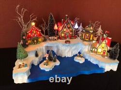 North Pole Cove Display Platform For Dept 56 Or Lemax Villages, Free Shipping