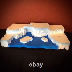 North Pole Cove Display Platform For Dept 56 Or Lemax Villages, Free Shipping