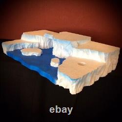 North Pole Cove Display Platform For Dept 56 Or Lemax Villages, Free Shipping