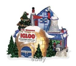 North Pole Department 56 I C DREAMS IGLOO CONSTRUCTION COMPANY MINT 56785 NeW