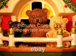 North Pole Department 56 TEDDY BEAR TRAINING CENTER! 56774 NEW MinT PERFECT