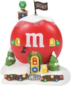 North Pole Village Collection Red'S M&M Cottage Lit Building- Hand Crafted Paint