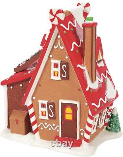 North Pole Village Collection Sprinkle Cookie Mill Animated Lit Building- Hand C