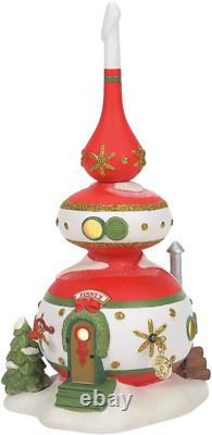 North Pole Village Finny'S Ornament House Lit Building, 9.5 Inch, Multicolor