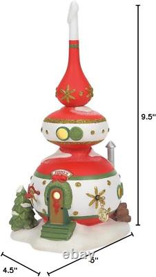 North Pole Village Finny'S Ornament House Lit Building, 9.5 Inch, Multicolor